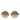 Dolce & Gabbana DG2228 Gold Plated Round Lenses Shades Eyewear Sunglasses