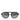 Dolce & Gabbana DG4343F Black Acetate Frame Pilot Shades Sunglasses