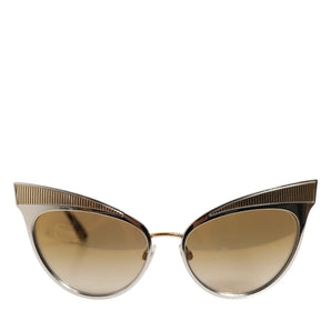 Dolce & Gabbana DG2178 Gold Metal Cat Eye Gradient Eyewear Sunglasses