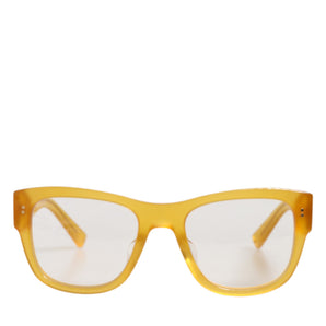Dolce & Gabbana Yellow Acetate Eccentric Sartorial Sunglasses