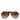 Dolce & Gabbana Brown Full Rim Acetate Pilot Eyewear Sunglasses