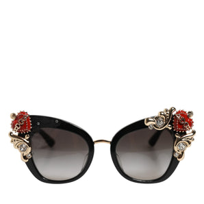 Dolce & Gabbana DG4319F Red Sacred Heart Crystal Butterfly Sunglasses