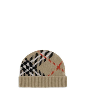 Burberry Beige Cashmere Beanie