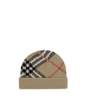 Burberry Beige Cashmere Beanie