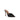 Amina Muaddi Black Calf Leather Bos Taurus High Heel Pumps