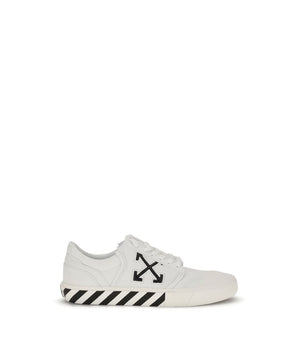 Off-White White Calf Leather Bos Taurus Low Top Sneakers