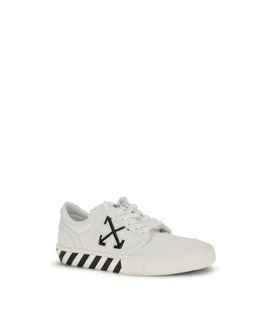 Off-White White Calf Leather Bos Taurus Low Top Sneakers