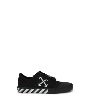 Off-White Black Calf Leather Bos Taurus Low Top Sneakers