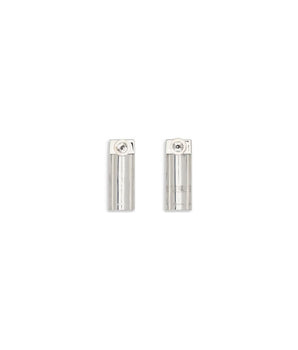 MM6 Silver Brass Earrings