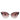 Dolce & Gabbana Black Pink Mirrored Cat Eye Sequined Sunglasses