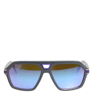Dolce & Gabbana Blue Acetate Aviator Shades Eyewear Sunglasses