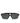 Dolce & Gabbana Black Metal Pilot Frame Shades Eyewear Sunglasses