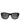 Dolce & Gabbana DG4177 Black Leather Frame Tinted Lens Sunglasses