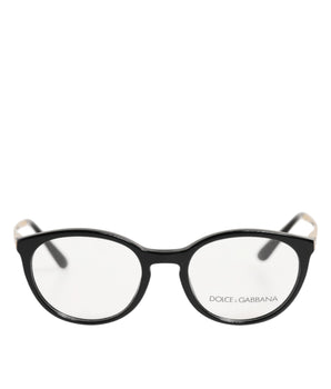 Dolce & Gabbana Black Acetate Cat Eye Frame Eyeglass Reading Glass