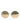 Dolce & Gabbana Gold Metal Round Shades Eyewear Sunglasses