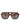Dolce & Gabbana Dark Brown Tortoise Shell Pilot Frame Sunglasses