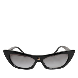 Dolce & Gabbana Black Re-Edition DNA Cat-Eye Frame Sunglasses