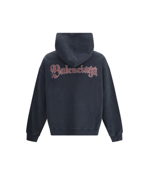 Balenciaga Black Cotton Sweatshirt