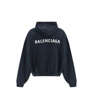 Balenciaga Black Cotton Sweatshirt