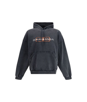Balenciaga Black Cotton Sweatshirt