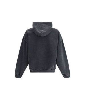 Balenciaga Black Cotton Sweatshirt