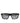 Dolce & Gabbana DG6160 Square Black Polyamide Sport Logo Sunglasses