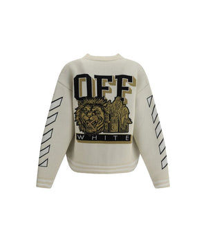 Off-White Cream Cotton Cardigan