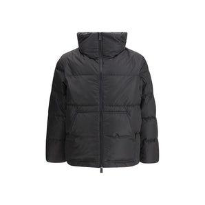 Premiata Black Polyamide Full-Length Jacket