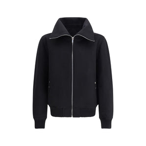 Rick Owens Black Wool Bomber