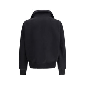 Rick Owens Black Wool Bomber