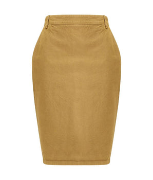 Saint Laurent denim pencil skirt