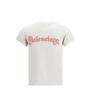 Balenciaga White Cotton T-Shirt