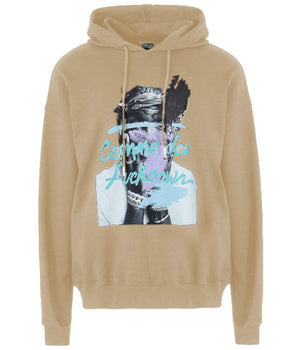 Comme Des Fuckdown Beige Cotton Sweatshirt