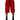 Dolce & Gabbana Red Cotton Mid-Waist Drawstring Bermuda Shorts