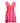 Gaelle Paris Pink Cotton Women Dress with Lace Detail