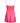 Gaelle Paris Pink Cotton Women Dress with Lace Detail