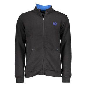 Gianmarco Venturi Black Cotton Sweatshirt