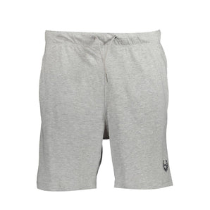 Gianmarco Venturi Gray Cotton Trousers