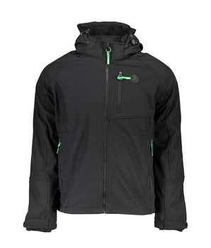 Gianmarco Venturi Black Polyester Jackets & Coat