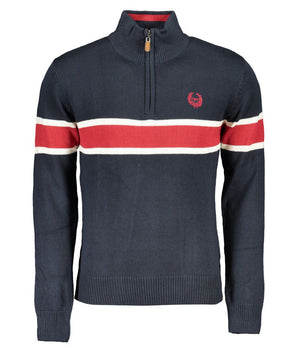 Gianmarco Venturi Blue Cotton Sweater