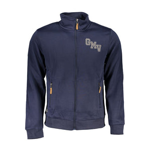 Gianmarco Venturi Blue Cotton Sweatshirt