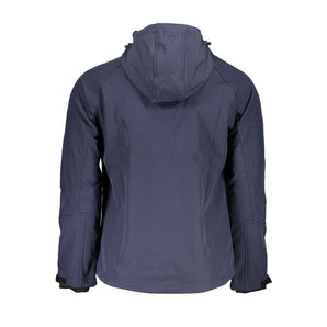 Gianmarco Venturi Blue Polyester Jackets and Coats