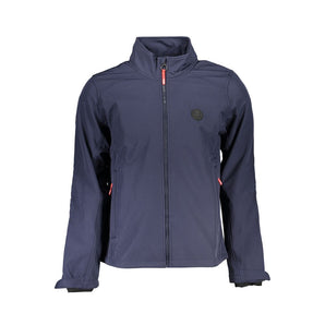Gianmarco Venturi Blue Polyester Jackets and Coats