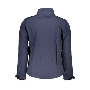 Gianmarco Venturi Blue Polyester Jackets and Coats