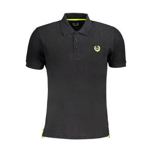 Gianmarco Venturi Black Cotton polo shirt