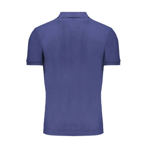 Gianmarco Venturi Blue Cotton polo shirt