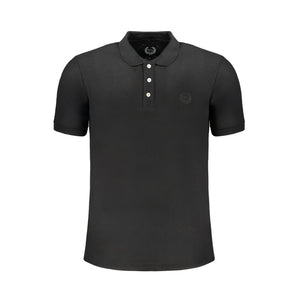 Gianmarco Venturi Black Cotton polo shirt