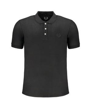 Gianmarco Venturi Black Cotton polo shirt
