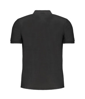 Gianmarco Venturi Black Cotton polo shirt