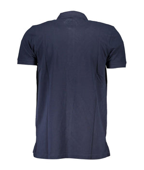Gianmarco Venturi Blue Cotton Polo Shirt
